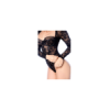Body sexy manches longues en dentelle gothique et détails effet cuir 